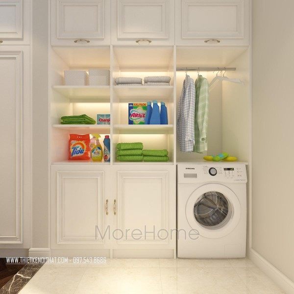 Khu vực giặt đồ chung cư Hei Tower